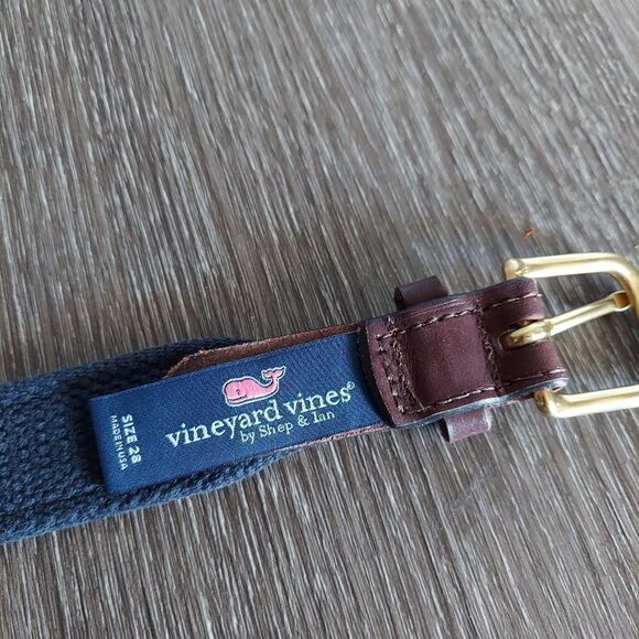 Vineyard Vines Crabs Canvas Club Belt 28 - Picture 4 of 7